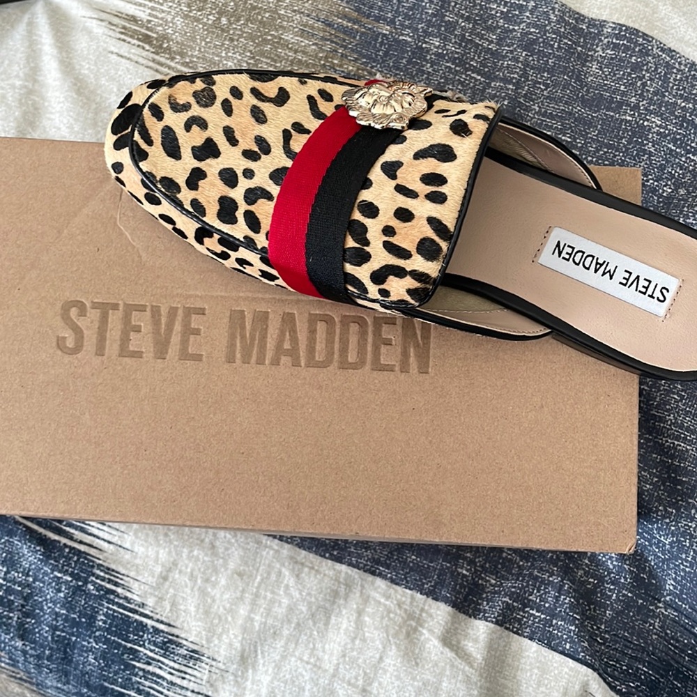 Leopard print karisma slides